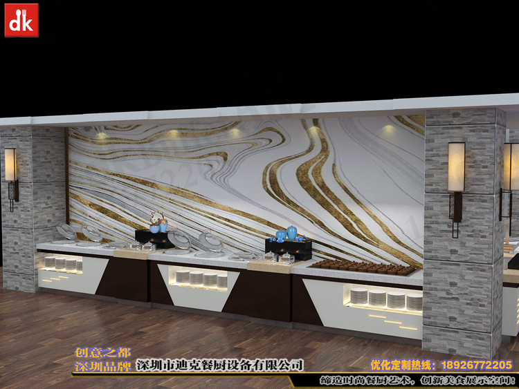 自助餐廳設(shè)計(jì)裝飾效果圖片 自助餐臺(tái)設(shè)計(jì)制作工廠 酒店移動(dòng)布菲臺(tái) 人造石餐臺(tái)吧臺(tái) (17).jpg