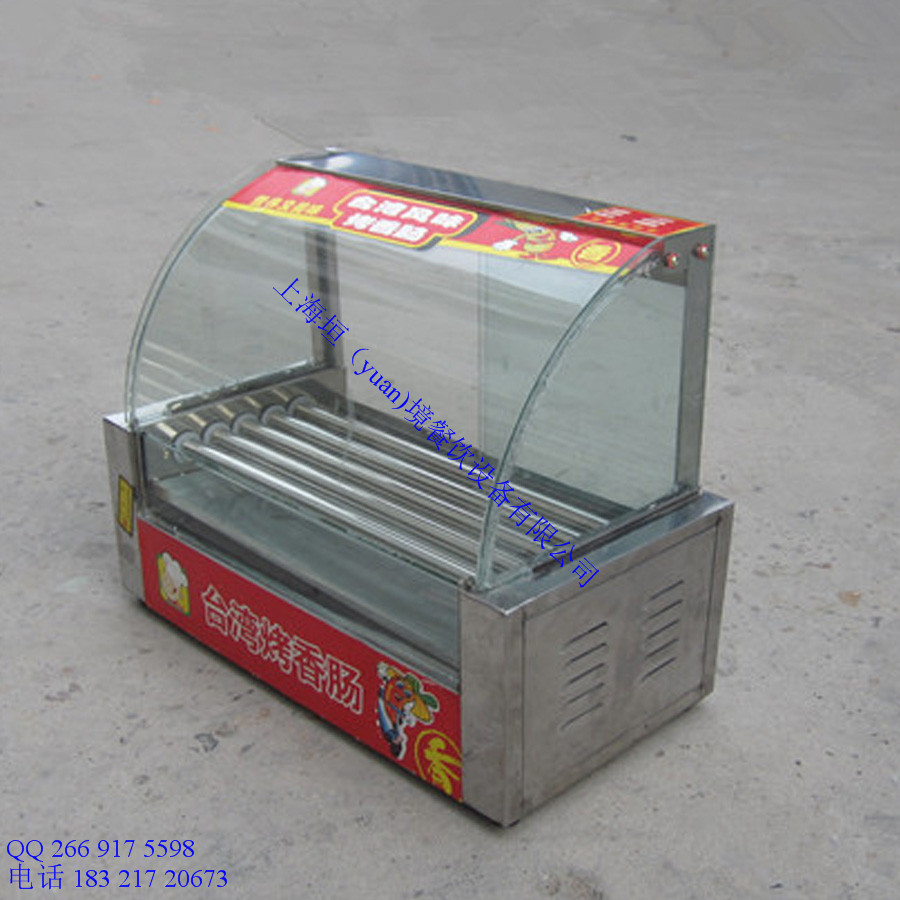 工廠直銷帶門帶燈烤腸機(jī) 出口雙控溫?zé)峁窓C(jī) 電動商用香腸機(jī)