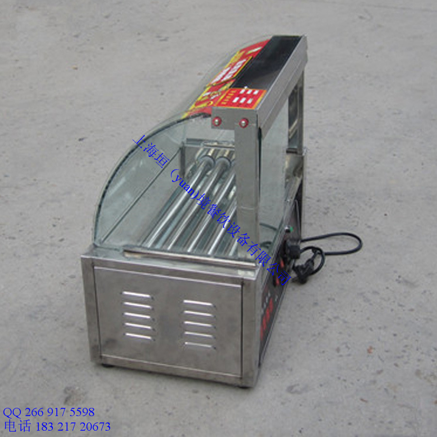 工廠直銷帶門帶燈烤腸機(jī) 出口雙控溫?zé)峁窓C(jī) 電動商用香腸機(jī)