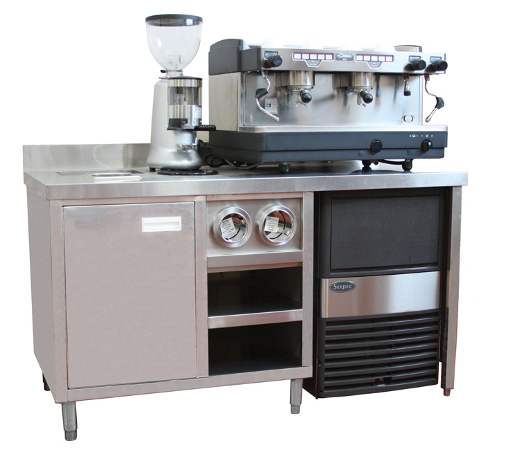 廠家批發(fā)商用制冰機/奶茶咖啡店方塊制冰機/奶茶吧操作臺