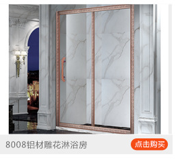 廠家定制批發(fā)酒店家居304不銹鋼 時尚屏風雙活動整體浴室淋浴房
