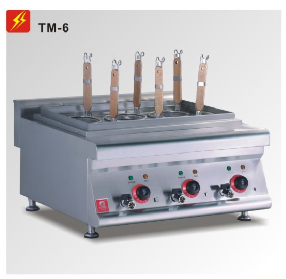 佳斯特TM-6 六頭臺(tái)式電熱煮面爐 商用煮面機(jī) 麻辣燙機(jī) 燙粉面機(jī)