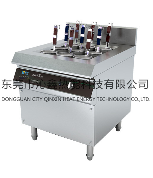 沁鑫商用電磁自動煮面爐 9孔六頭4孔電煮面爐湯面爐&nbsp;麻辣燙爐